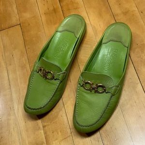 Vintage Salvatore Ferragamo mules size 8.5 B